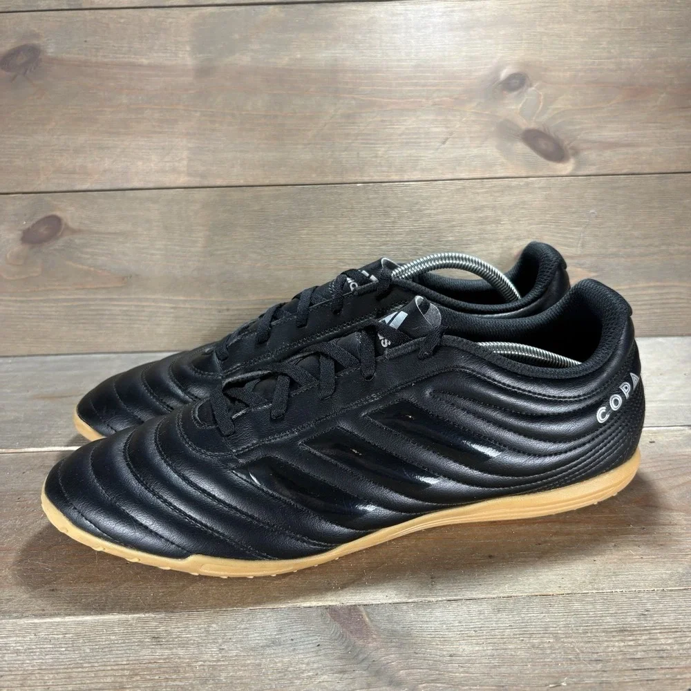 adidas copa 19.4 mens size 12 indoor soccer shoes black athletic sneakers
